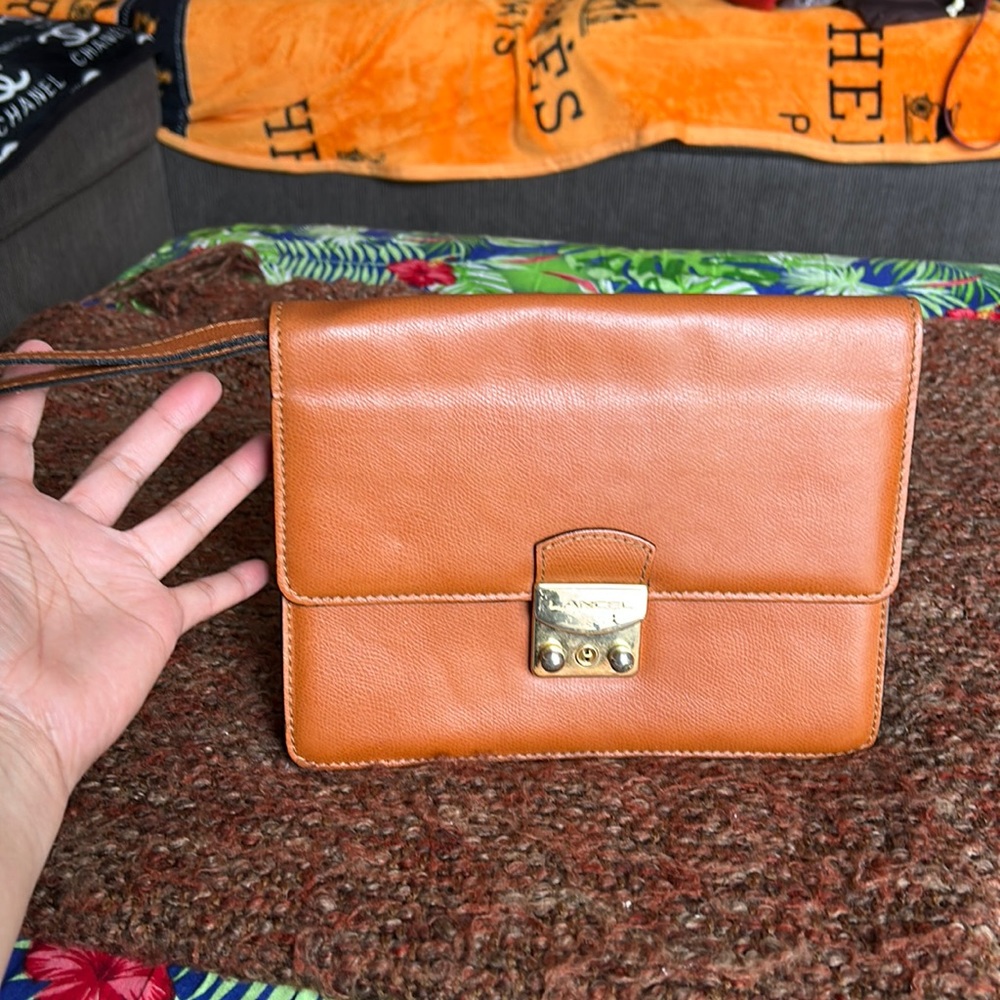 Auntentic Vintage Lancel Clutch Bag